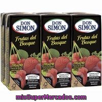 Néctar De Frutas Del Bosque Don Simon, Pack 6x20 Cl