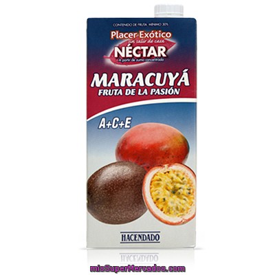 Nectar Maracuya, Hacendado, Brick 1 L