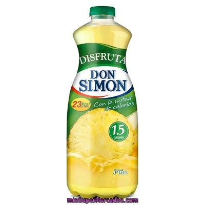 Nectar Piña Disfruta (con Valor Energetico Reducido), Don Simon, Botella 1,5 L