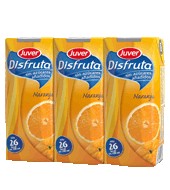 Néctar Sin Azúcar Disfruta Naranja Juver-disfruta Pack De 3x33 Cl.