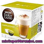 Nescafe Dolce Gusto Café Cappuccino Cápsulas Café 8 Unidades + Cápsulas De Leche 8 Unidades Estuche 200 G