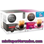 Nescafe Dolce Gusto Café Descafeinado Espresso + Descafeinado Intenso 32 Cápsulas Estuche 208 G