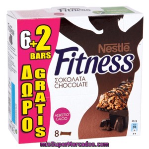 Nestle Barrita De Cereales Fitness Chocolate Pack-6 Estuche 141 Gr