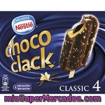 Nestle Chococlak Bombón Helado De Vainilla Con Chocolate Almendrado Relleno De Cacao 4 Unidades Estuche 360 Ml