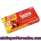 Nestle Chocolate Con Leche Extrafino Tableta Pack 3 X 150 Gr