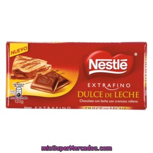 Nestle Chocolate Extrafino Dulce De Leche Tableta 120 Gr