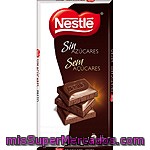 Nestlé Chocolate Negro Sin Azúcar Tableta 125 G