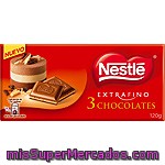 Nestle Chocolate Tres Chocolates Tableta 120 Gr