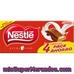 Nestle Extrafino Chocolate Con Leche Pack 4x125 G Tableta 500 G