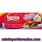 Nestle Extrafino Cookies & Cream Chocolate Con Leche Con Cremoso Relleno Tableta 98 G
