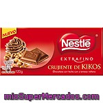 Nestle Extrafino Crujiente De Kikos Chocolate Con Leche Con Cremoso Relleno Tableta 120 G