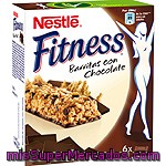 Nestle Fitness Barritas De Cereales Con Trigo Integral Y Chocolate 6 Unidades Estuche 141 G