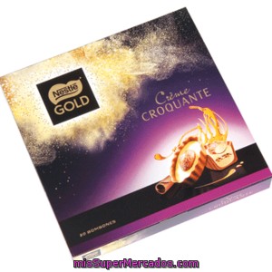 Nestle Gold Bombon Creme Crocante Caja 180 Gr