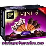 Nestle Gold Mini Conos De Helado De Frutos Del Bosque Y Chocolate 6 Unidades Estuche 360 Ml
