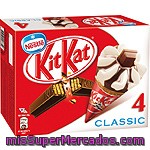 Nestle Kit Kat Classic Cono De Vainilla Y Chocolate Con Barrita Kit Kat 4 Unidades Estuche 400 Ml