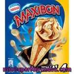 Nestle Maxibon Cono De Helado De Natillas 4 Unidades Estuche 440 Ml