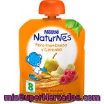 Nestle Naturnes Pera Frambuesa Y Cereales 100% Natural Con Vitamina C Formato Bolsita Pouche 90 G