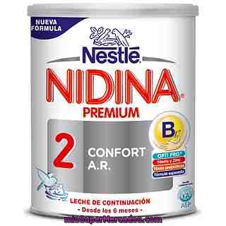 Nestle Nidina 2 Premium Confort Leche De Continuación Desde Los 6 Meses Envase 800 G
