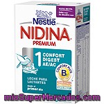 Nestle Nidina Premium 1 Confort Digest Leche En Polvo Para Lactantes Desde El Primer Día Envase 750 G