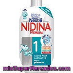 Nestle Nidina Premium 1 Leche Para Lactantes Desde El Primer Día Envase 500 Ml