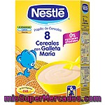 Nestlé Papilla 8 Cereales Sabor Galleta Envase 600 G