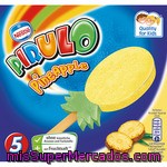 Nestle Pirulo Pineapple Helado De Piña 5 Unidades Estuche 370 Ml