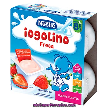 Nestle Postre Lacteo Fresa Tarrina 4x100 Gr