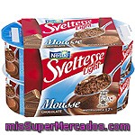 Nestle Sveltesse Mousse De Chocolate Pack 4 Unds. 64 G
