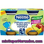 Nestlé Tarritos Pera Plátano Naranja Pack 2 Envase 130 G