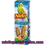 Nido Barritas Con Frutas Para Periquitos 2 Unidades Paquete 45 G