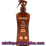 Nievina Aceite Solar Bronze Express Antienvejecimiento Con Vitamina E Spray 250 Ml Resistente Al Agua