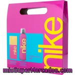 Nike Pink Eau De Toilette Natural Femenina Spray 50 Ml + Desodorante Spray 200 Ml