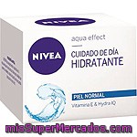 Nivea Aqua Effect Cuidado De Día Hidratante Para Piel Normal Tarro 50 Ml