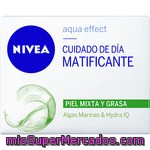 Nivea Aqua Effect Cuidado De Día Matificante Para Piel Mixta/grasa Tarro 50 Ml