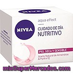 Nivea Aqua Effect Cuidado De Día Nutritivo Para Piel Seca Y Sensible Tarro 50 Ml