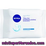 Nivea Aqua Effect Toallitas Desmaquilladoras Refrescantes Piel Normal Bolsa 7 Unidades