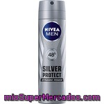 Nivea For Men Desodorante Silver Protect Dynamic Power Anti-transpirante 48h Spray 200 Ml
