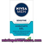 Nivea For Men Gel Hidratante Sensitive Refuerza Las Defensas De La Piel Tarro 50 Ml