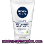 Nivea For Men Gel Limpiador Sensitive Sin Jabón Tubo 100 Ml