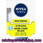 Nivea For Men Skin Energy After Shave Loción Splash Refresca Y Calma La Piel Frasco 100 Ml