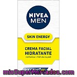 Nivea For Men Skin Energy Crema Hidratante Q-10 Revitalizante Frasco 50 Ml