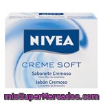 Nivea Jabón Pastilla Cremoso Creme Soft X3 125g