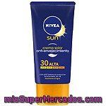Nivea Sun Crema Solar Antienvejecimiento Fp-30 Resistente Al Agua Tubo 50 Ml