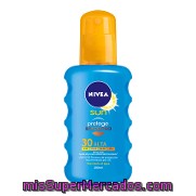 Nivea Sun Loción Solar Protege&broncea Sfp 30 Spray 200 Ml