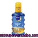 Nivea Sun Protector Solar Invisible Protege&refresca Spf 50 Spray 200 Ml