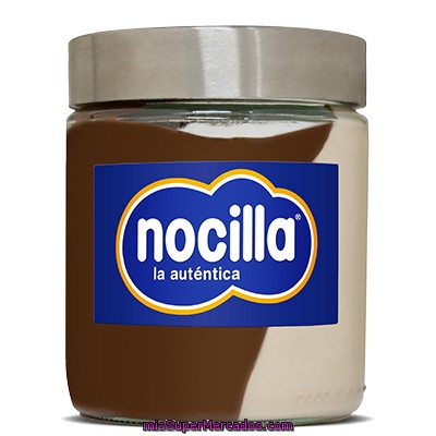 Nocilla Dúo Bicolor En Envase De Cristal Tarro 1 Kg