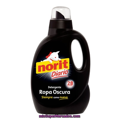 Norit Diario Detergente Máquina Líquido Ropa Oscura Botella 28 Dosis