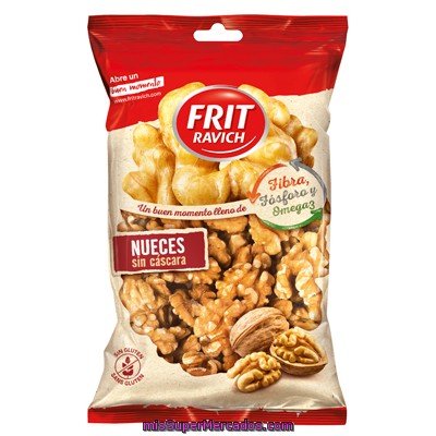 Nueces En Grano Frit Ravich, Bolsa 100 G