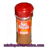 Nuez Moscada Molida ( Tapon Rojo), Hacendado, Tarro 58 G