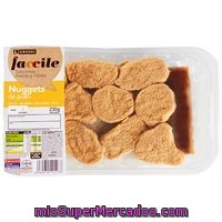 Nuggets De Pollo Eroski Faccile, 12 Unid., Bandeja 230 G